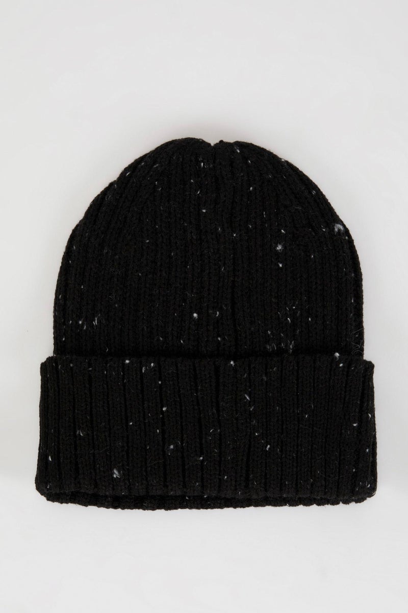 DeFacto Black Boy Boy Ribbed Knit Beanie Casual - Image 4